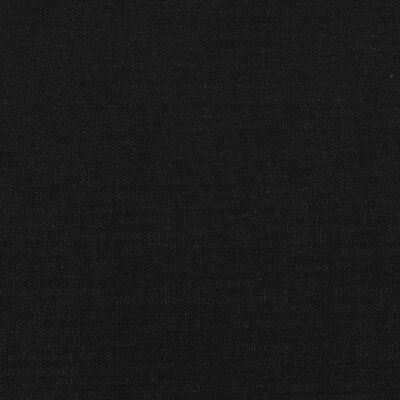 vidaXL Čelo postele 4 ks černé 100x5x78/88 cm textil