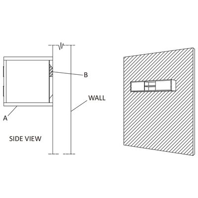 vidaXL Nástěnná TV skříňka 135 x 30 x 30 cm masivní teakové dřevo