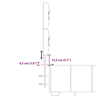 vidaXL Box spring postel s matrací černá 140x200 cm textil