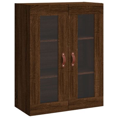 vidaXL Skříň highboard hnědý dub 69,5 x 34 x 180 cm kompozitní dřevo