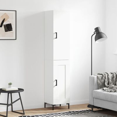 vidaXL Skříň highboard bílá 34,5 x 34 x 180 cm kompozitní dřevo