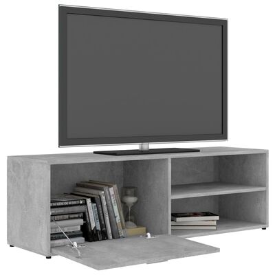 vidaXL TV stolek betonově šedý 120 x 34 x 37 cm kompozitní dřevo