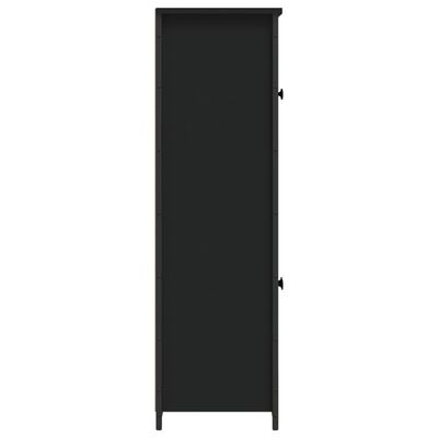 vidaXL Skříň highboard černá 62 x 32 x 106,5 cm kompozitní dřevo