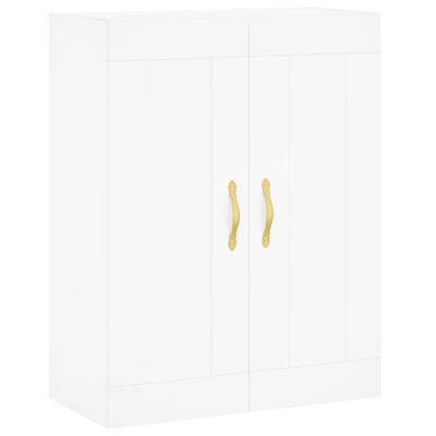 vidaXL Skříň highboard bílá 69,5 x 34 x 180 cm kompozitní dřevo