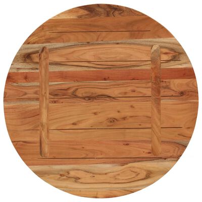 vidaXL Stolní deska Ø 80 x 3,8 cm kulatá masivní akáciové dřevo