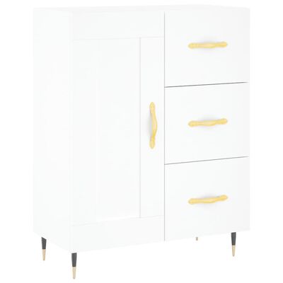 vidaXL Skříň highboard bílá 69,5 x 34 x 180 cm kompozitní dřevo