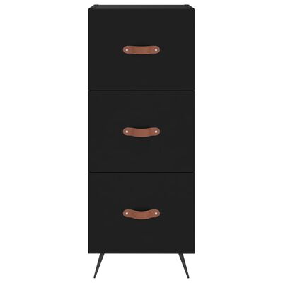 vidaXL Skříň highboard černá 34,5 x 34 x 180 cm kompozitní dřevo