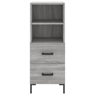 vidaXL Skříň highboard šedá sonoma 34,5 x 34 x 180 cm kompozitní dřevo