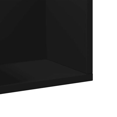 vidaXL Nástěnné skříňky 2 ks černé 99 x 18 x 16,5 cm kompozitní dřevo