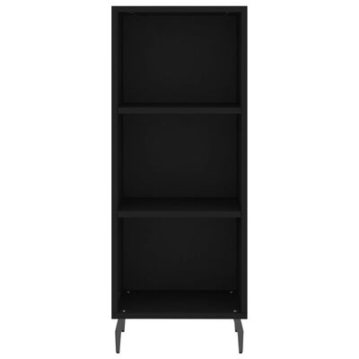 vidaXL Skříň highboard černá 34,5 x 34 x 180 cm kompozitní dřevo