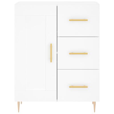 vidaXL Skříň highboard bílá 69,5 x 34 x 180 cm kompozitní dřevo