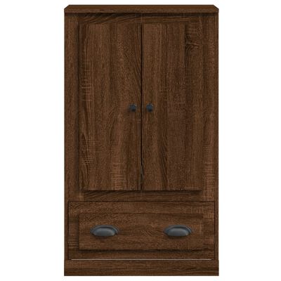 vidaXL Skříň highboard hnědý dub 60 x 35,5 x 103,5 kompozitní dřevo