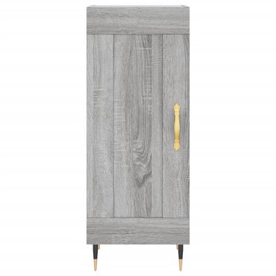 vidaXL Skříň highboard šedá sonoma 34,5 x 34 x 180 cm kompozitní dřevo