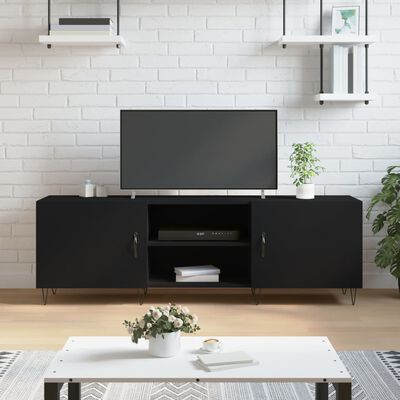 vidaXL TV skříňka černá 150 x 30 x 50 cm kompozitní dřevo