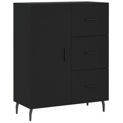 vidaXL Skříň highboard černá 69,5 x 34 x 180 cm kompozitní dřevo