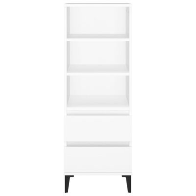 vidaXL Skříň highboard bílá 40 x 36 x 110 cm kompozitní dřevo