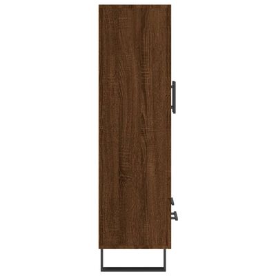 vidaXL Skříň highboard hnědý dub 69,5 x 31 x 115 cm kompozitní dřevo