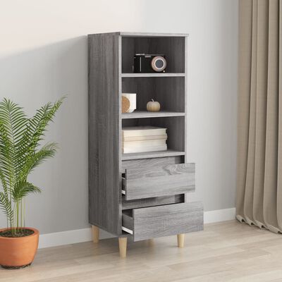 vidaXL Skříň highboard šedá sonoma 40 x 36 x 110 cm kompozitní dřevo