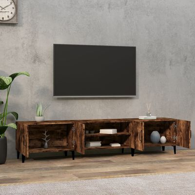 vidaXL TV skříňka kouřový dub 180 x 31,5 x 40 cm kompozitní dřevo