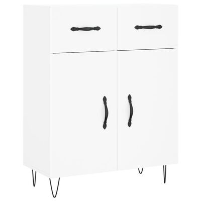 vidaXL Skříň highboard bílá 69,5 x 34 x 180 cm kompozitní dřevo