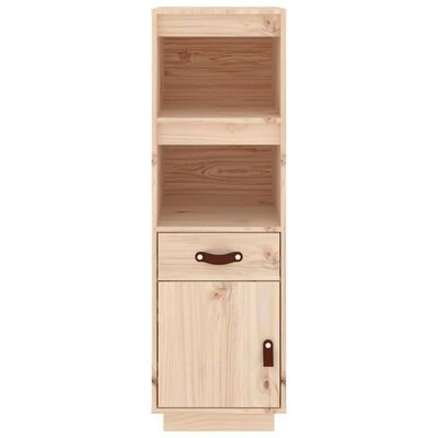 vidaXL Skříň highboard 34 x 40 x 108,5 cm masivní borové dřevo