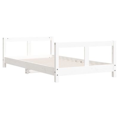 vidaXL Dětská postel bílá 80 x 160 cm masivní borové dřevo