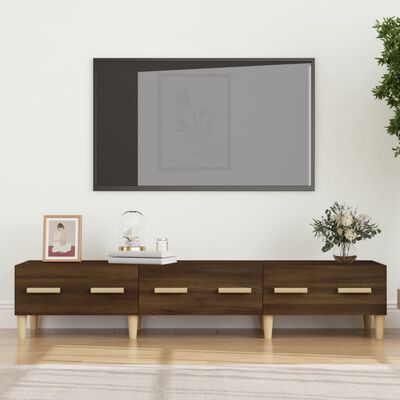 vidaXL TV skříňka hnědý dub 150 x 34,5 x 30 cm kompozitní dřevo