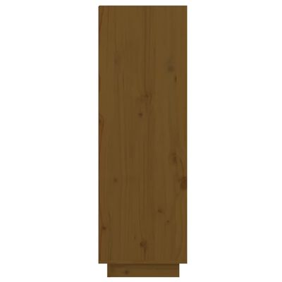 vidaXL Botník medově hnědý 60 x 34 x 105 cm masivní borové dřevo