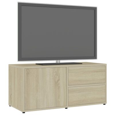 vidaXL TV stolek dub sonoma 80 x 34 x 36 cm kompozitní dřevo