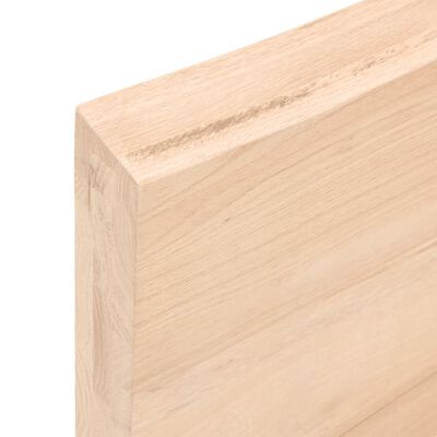 vidaXL Stolní deska 160x40x(2-6) cm neošetřený masivní dubové dřevo