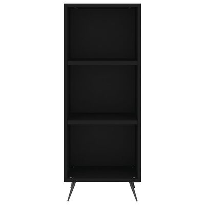 vidaXL Skříň highboard černá 34,5 x 34 x 180 cm kompozitní dřevo