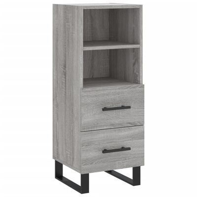 vidaXL Skříň highboard šedá sonoma 34,5 x 34 x 180 cm kompozitní dřevo