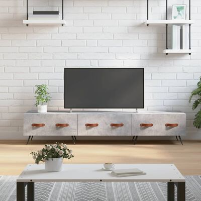 vidaXL TV skříňka betonově šedá 150 x 36 x 30 cm kompozitní dřevo