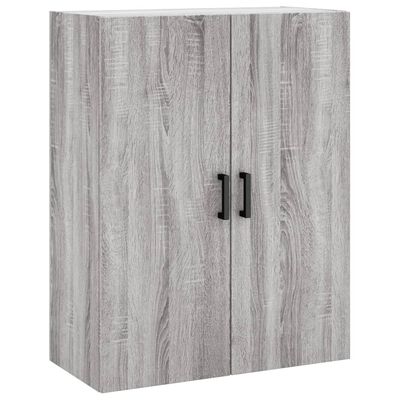 vidaXL Skříň highboard šedá sonoma 69,5 x 34 x 180 cm kompozitní dřevo