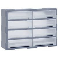 vidaXL Organizér s 8 velkými zásuvkami 52 x 16 x 37 cm