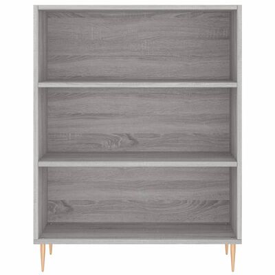 vidaXL Skříň highboard šedá sonoma 69,5 x 34 x 180 cm kompozitní dřevo