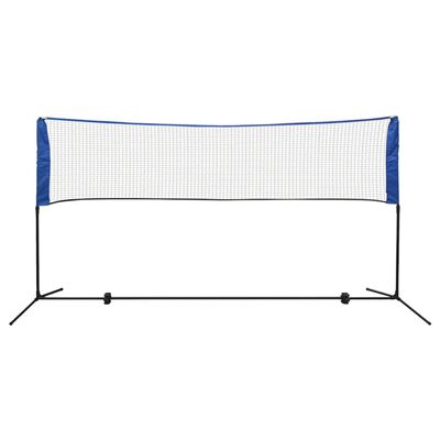 vidaXL Sada badmintonové sítě a košíčků, 300x155 cm