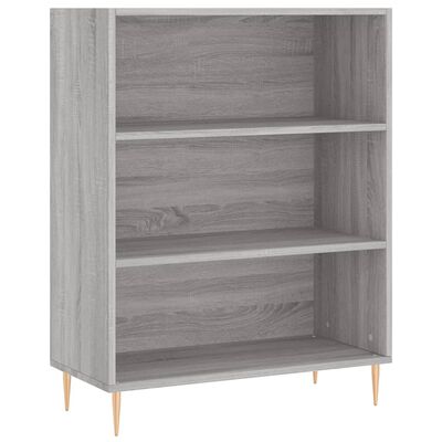 vidaXL Skříň highboard šedá sonoma 69,5 x 34 x 180 cm kompozitní dřevo