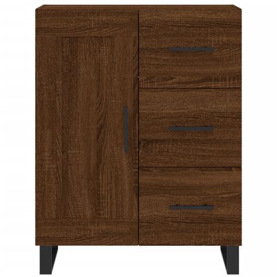 vidaXL Skříň highboard hnědý dub 69,5 x 34 x 180 cm kompozitní dřevo