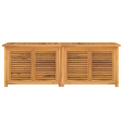 vidaXL Zahradní úložný box s vložkou 150 x 50 x 53 cm masivní teak