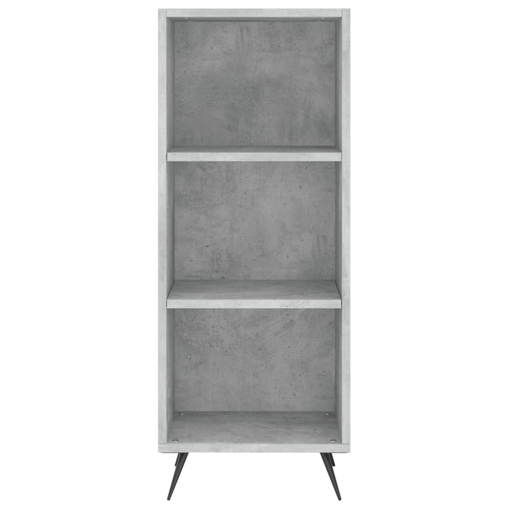 vidaXL Skříň highboard betonově šedá 34,5x34x180 cm kompozitní dřevo