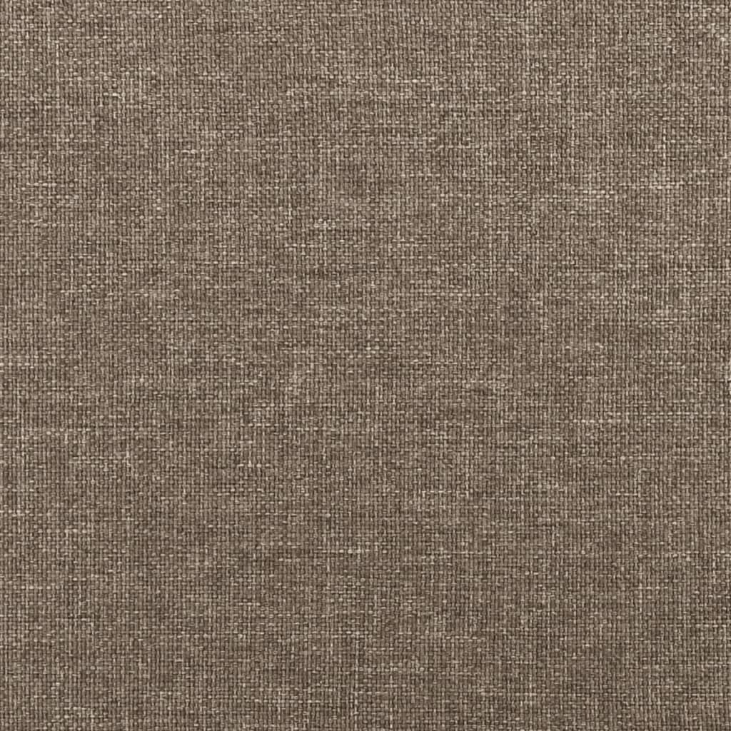 vidaXL Rám postele taupe 80 x 200 cm textil