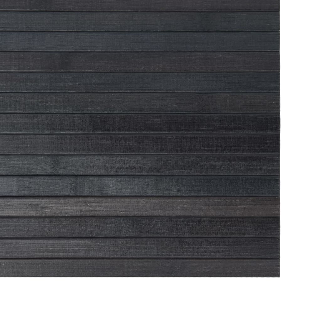 vidaXL Koberec obdélníkový šedý 100 x 300 cm bambus