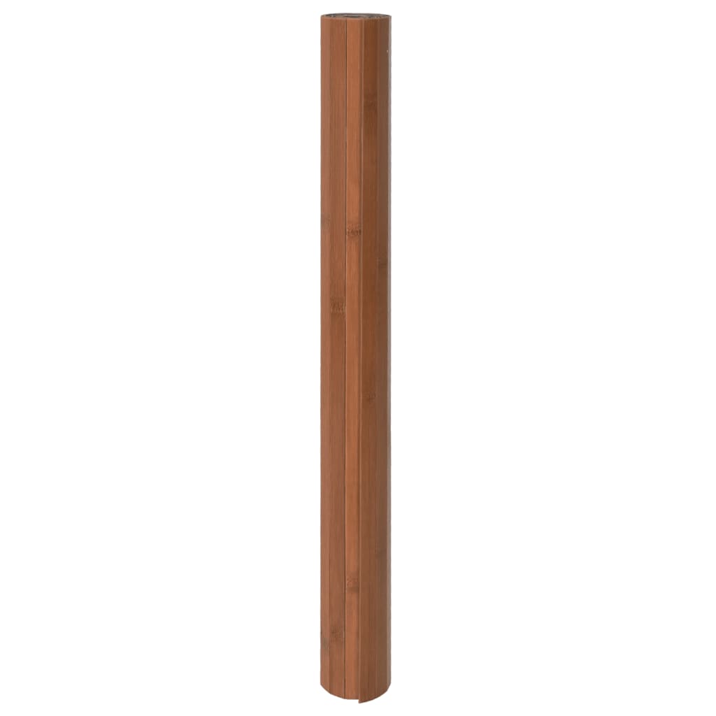 vidaXL Koberec obdélníkový hnědý 100 x 200 cm bambus