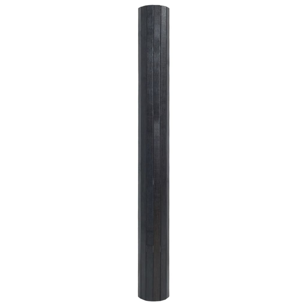 vidaXL Koberec obdélníkový šedý 60 x 400 cm bambus