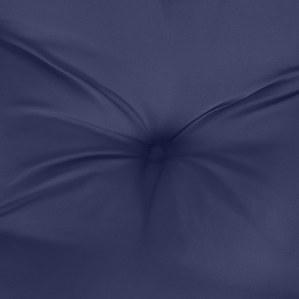 vidaXL Poduška na palety námořnicky modrá 120 x 80 x 12 cm textil