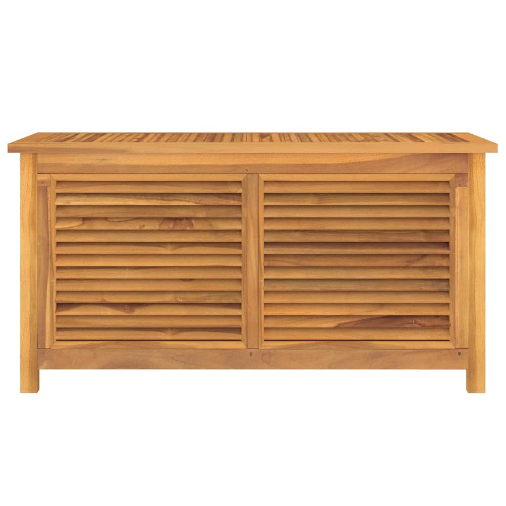 vidaXL Zahradní úložný box s vložkou 114 x 50 x 58 cm masivní teak