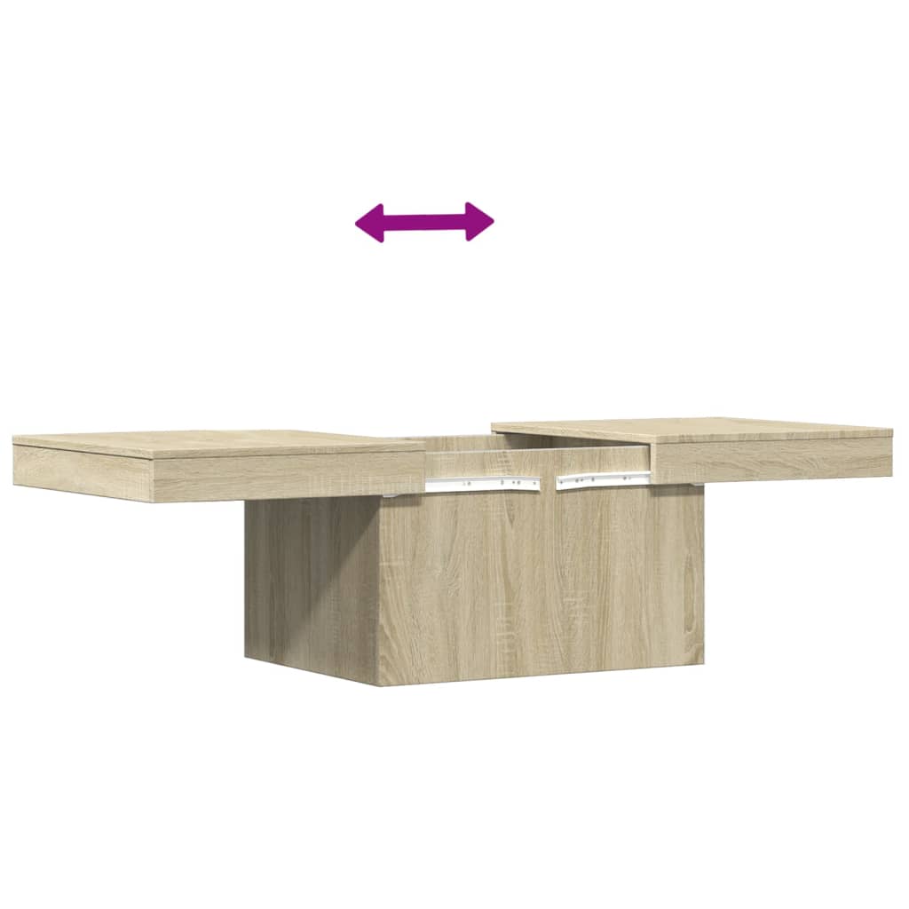 vidaXL Konferenční stolek dub sonoma 100 x 55 x 40 cm kompozitní dřevo