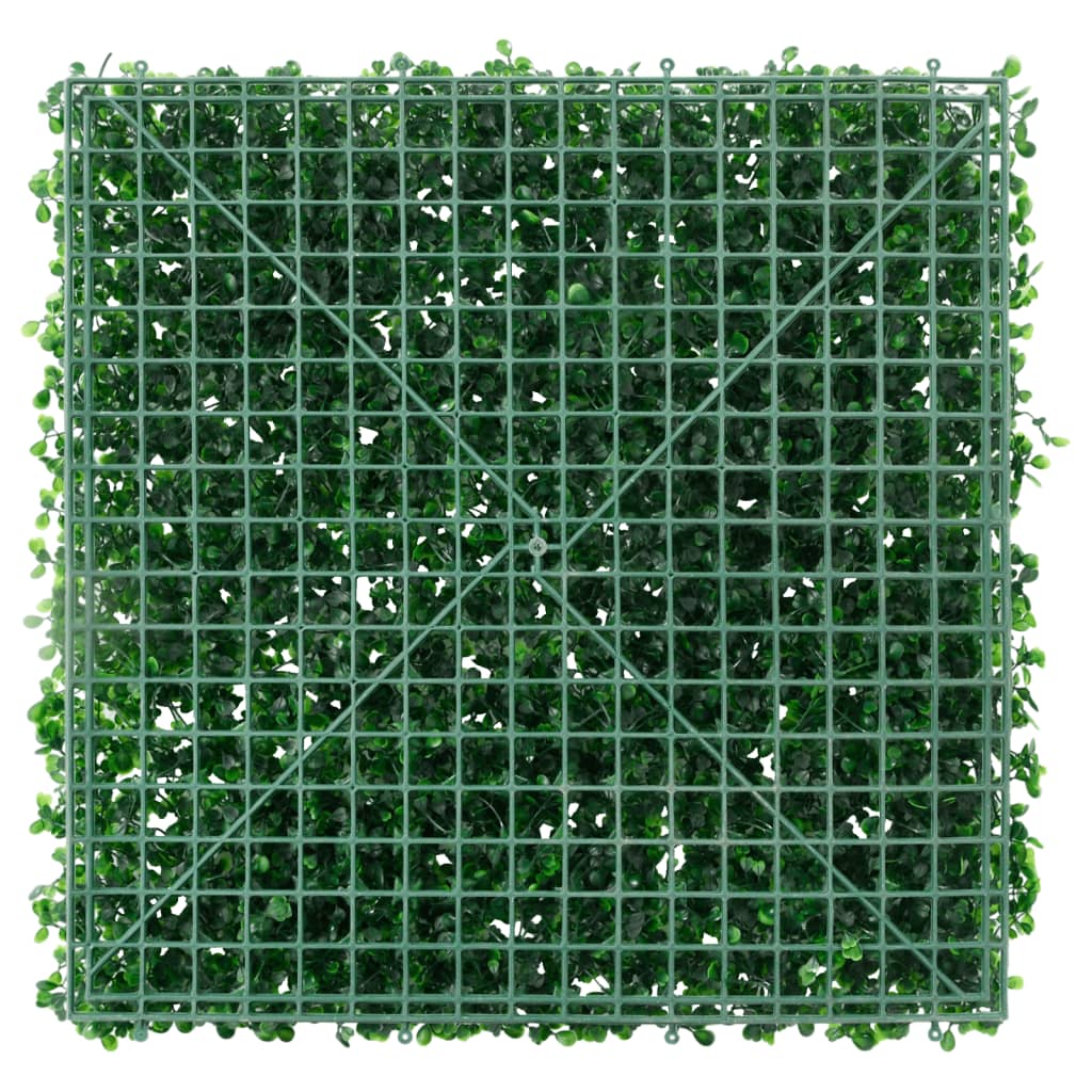 vidaXL Umělý plot z listnatého keře 24 ks zelený 50 x 50 cm