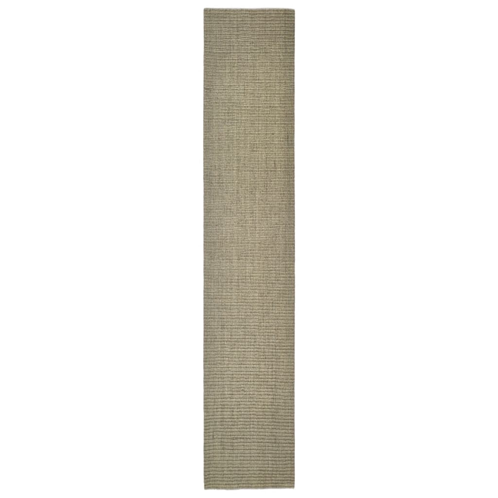 vidaXL Sisalový koberec pro škrabací sloupek taupe 66 x 350 cm